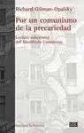 POR UN COMUNISMO DE LA PRECARIEDAD