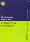 ESCRIBIR EN LA UNIVERSIDAD