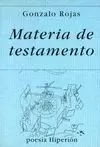 MATERIA DE TESTAMENTO
