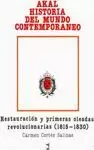RESTAURACIÓN Y PRIMERAS OLEADAS REVOLUCIONARIAS (1815-1830)