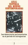 DEMOCRACIAS PARLAMENTARIAS EN EL PERIODO DE ENTREGUERRAS