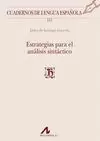 ESTRATEGIAS PARA EL ANÁLISIS SINTÁCTICO