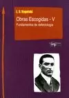 OBRAS ESCOGIDAS - V VYGOTSKI