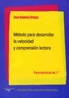 MÉTODO DESARROLLAR VELOCIDAD Y COMPRENSIÓN LECTORA