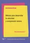MÉTODO PARA DESARROLLAR LA VELOCIDAD Y COMPRENSIÓN LECTORA