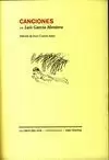 CANCIONES. LUIS GARCIA MONTERO
