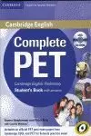 COMPLETE PET STUDENTS WITH ANSWERS