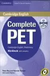 COMPLETE PET WORKBOOK WITH ANSWERS + CD