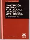 CONSTITUCION ESPAÑOLA 2012 TRIBUNAL CONSTITUCIONAL. TEXTO LEGAL BASICO 11ª EDICIÓN