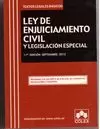 LEY ENJUICIAMIENTO CIVIL 2012 LEGISLACION ESPECIAL. 11EDIC
