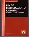 LEY ENJUICIAMIENTO CRIMINAL 2012 Y LEGISLACION ESPECIAL