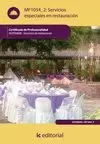 MF1054 SERVICIOS ESPECIALES EN RESTAURACIÓN. HOTR0608 - SERVICIOS DE RESTAURANTE