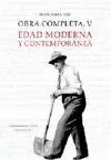EDAD MODERNA Y CONTEMPORÁNEA. OBRA COMPLETA VOL. V