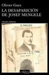 DESAPARICIÓN DE JOSEF MENGELE, LA