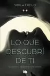 LO QUE DESCUBRÍ DE TI