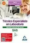 TECNICO ESPECIALISTA LABORATORIO 2014 SAS