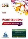 ADMINISTRATIVO 2016 JUNTA ANDALUCÍA TEST