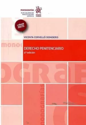 DERECHO PENITENCIARIO 4ª EDICIÓN 2016