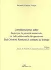 CONSIDERACIONES SOBRE LA MERCES, IN PECUNIA NUMERATA, EN LA LOCATIO-CONDUCTIO OP