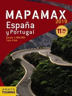 MAPAMAX 2019 MAPA CARRETERAS ESPAÑA PORTUGAL