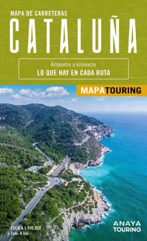 MAPA CARRETERAS 2024 CATALUÑA (DESPLEGABLE) 1:400.000