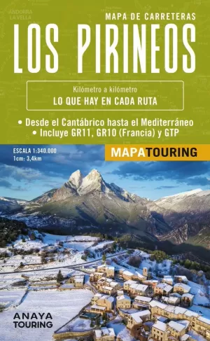 MAPA CARRETERAS 2024 PIRINEOS (DESPLEGABLE)