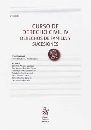 CURSO DE DERECHO CIVIL IV 2017 8ED DERECHO FAMILIA SUCESIONES