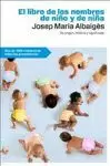 LIBRO DE LOS NOMBRES DE NIÑO Y NIÑA