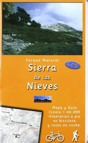PARQUE NATURAL SIERRA DE LAS NIEVES. MAPA SENDERISMO