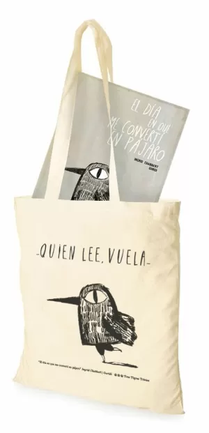 DÍA EN QUE ME CONVERTÍ EN PÁJARO (+ BOLSA DE TELA)