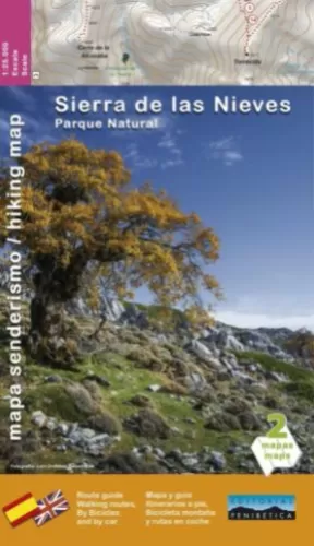 SIERRA DE LAS NIEVES . MAPA SENDERISMO