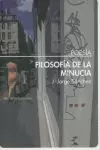FILOSOFIA DE LA MINUCIA