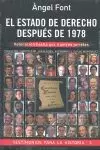 ESTADO DE DERECHO DESPUÉS DE 1978, EL