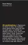 25 CENTIMETROS