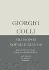 FILÓSOFOS SOBREHUMANOS