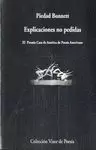 EXPLICACIONES NO PEDIDAS