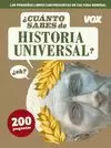 CUÁNTO SABES DE HISTORIA UNIVERSAL?