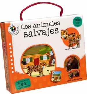 ANIMALES SALVAJES (LIBRO+MEMORY+CÍRCULO APRENDIZAJE)