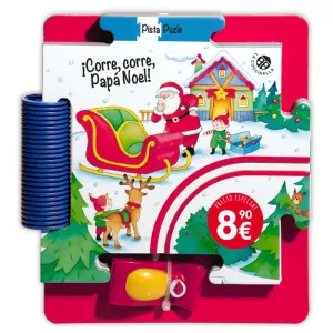 CORRE, CORRE, PAPÁ NOEL (INCLUYE PISTA PUZLE Y CARRITO)