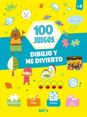 100 JUEGOS DIBUJO Y ME DIVIERTO +4AÑOS
