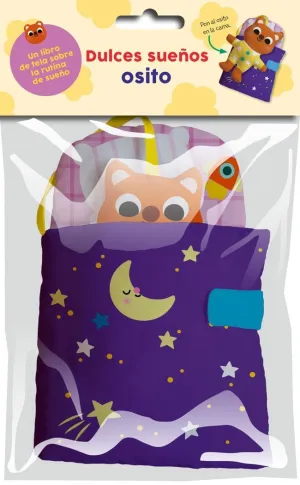 DULCES SUEÑOS-OSITO LIBRO TELA