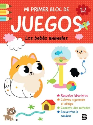 PRIMER BLOC JUEGOS BEBES ANIMALES