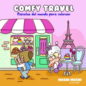 COMFY TRAVEL. POSTALES DEL MUNDO PARA COLOREAR