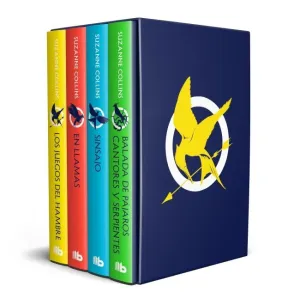 ESTUCHE JUEGOS DEL HAMBRE (LOS JUEGOS DEL HAMBRE / EN LLAMAS / SINSAJO / BALADA DE PÁJAROS CANTORES Y SERPIENTES