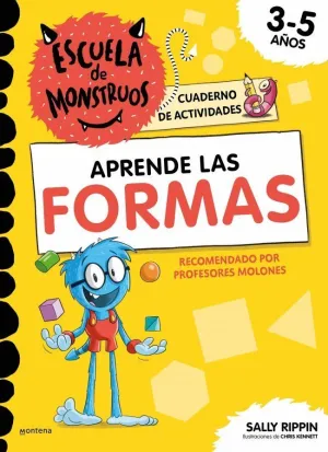 CUADERNO DE ACTIVIDADES ESCUELA DE MONSTRUOS APRENDE LAS FORMAS