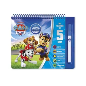 PAW PATROL MI PIZARRA DE 5 AÑOS PATRULLA CANINA