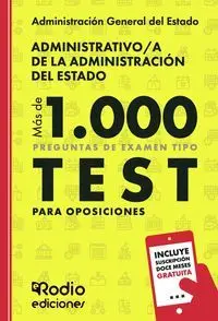 ADMINISTRATIVO A DE LA ADMINISTRACIÓN DEL ESTADO. MÁS DE 1.000 PREGUNTAS DE EXAM