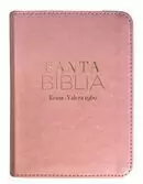 BIBLIA RVR60 BOLSILLO I/PIEL ROSA CLARO
